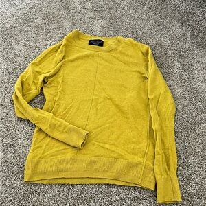 Mustard J. Crew wool sweater